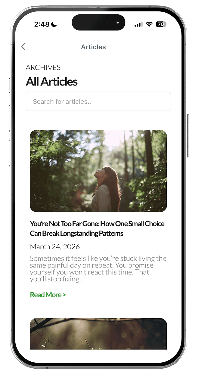 Solo Parent screen 2